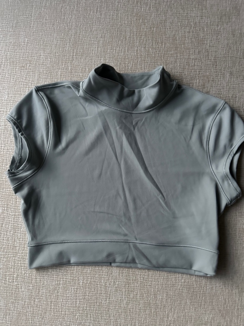 lululemon athletica Cropped Mock Neck Top